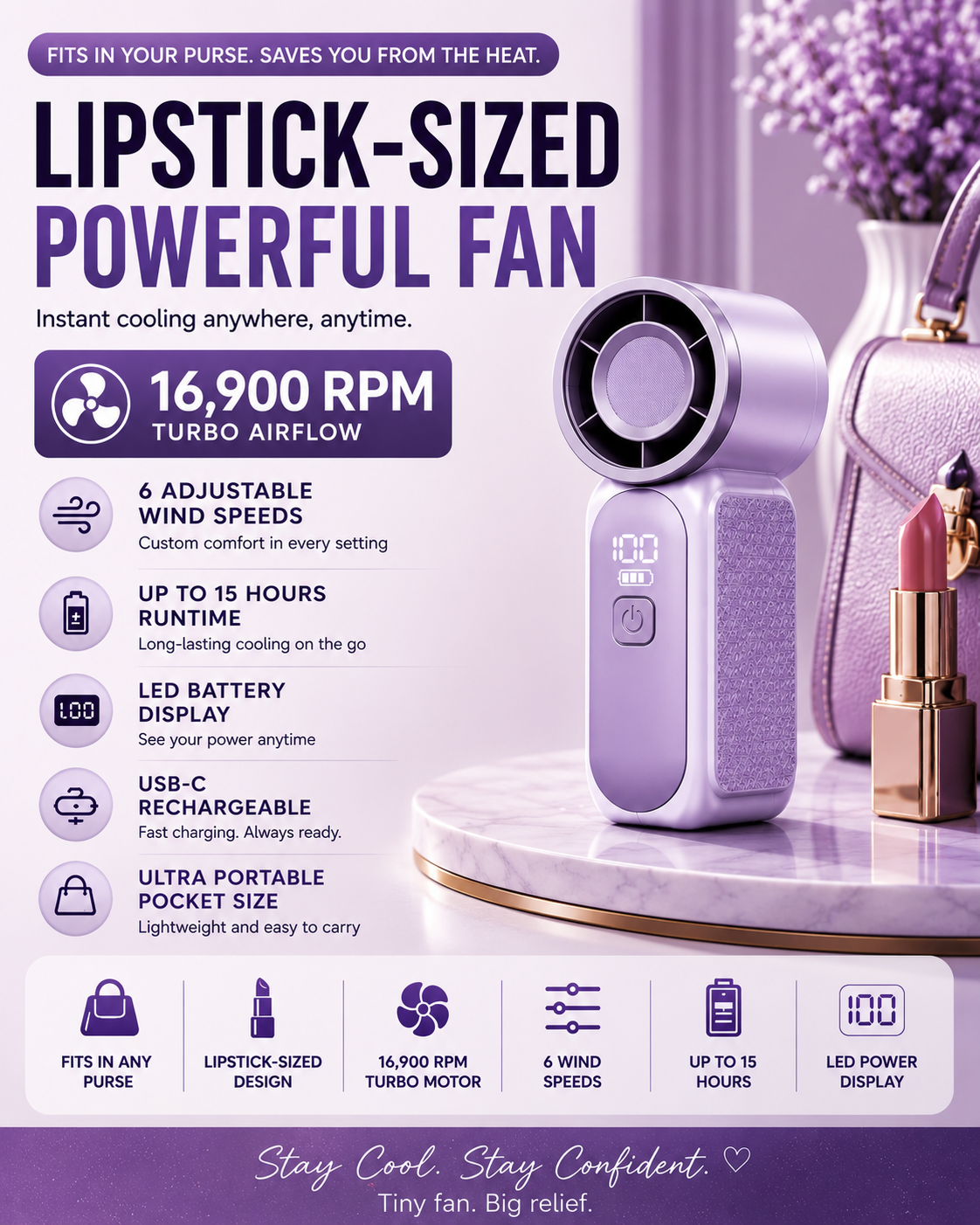 Breezi™ Portable Pocket Fan 2.0