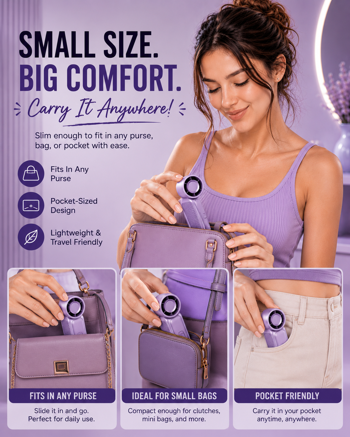 Breezi™ Portable Pocket Fan 2.0