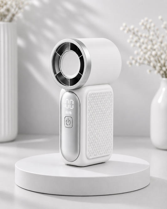 Portable Pocket Fan 2.0 (Arctic White)