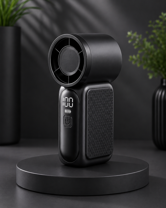 Portable Pocket Fan 2.0 (Midnight Black)