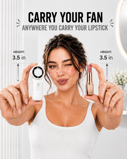 Portable Pocket Fan 2.0 (Arctic White)