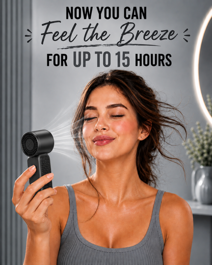 Portable Pocket Fan 2.0 (Midnight Black)
