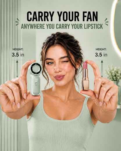 Portable Pocket Fan 2.0 (Mint Breeze)